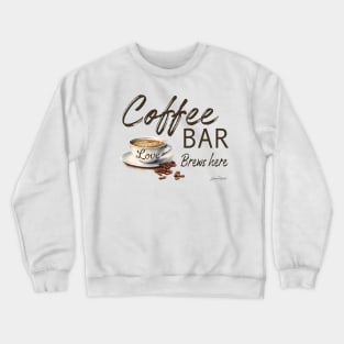 Shiplap Coffee Sign B Crewneck Sweatshirt